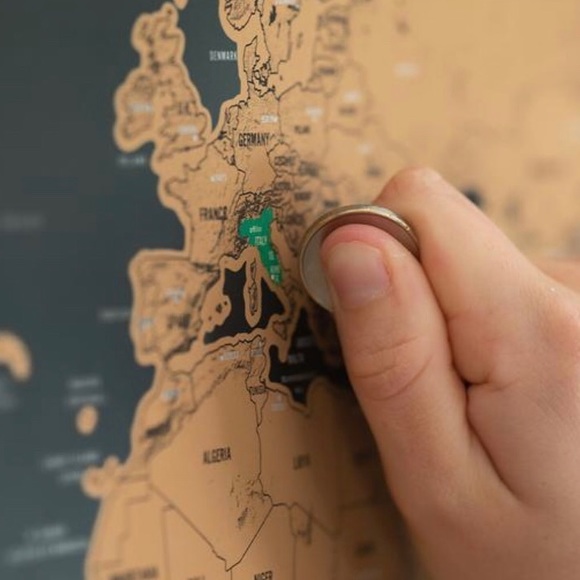 World Scratch Map - Picture 2 of 9